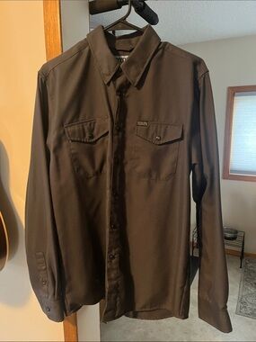 DIXXON Grey Flannel Shirt with Kraken Label
